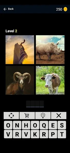 Puzzle: 4 pics 1 word offline  [МОД Бесконечные монеты] Screenshot 5