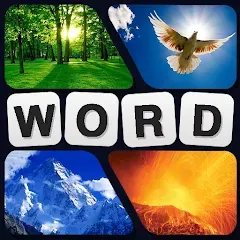 Взлом Puzzle: 4 pics 1 word offline  [МОД Бесконечные монеты] - стабильная версия apk на Андроид