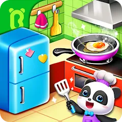 Взломанная My Baby Panda Chef  [МОД Unlocked] - стабильная версия apk на Андроид