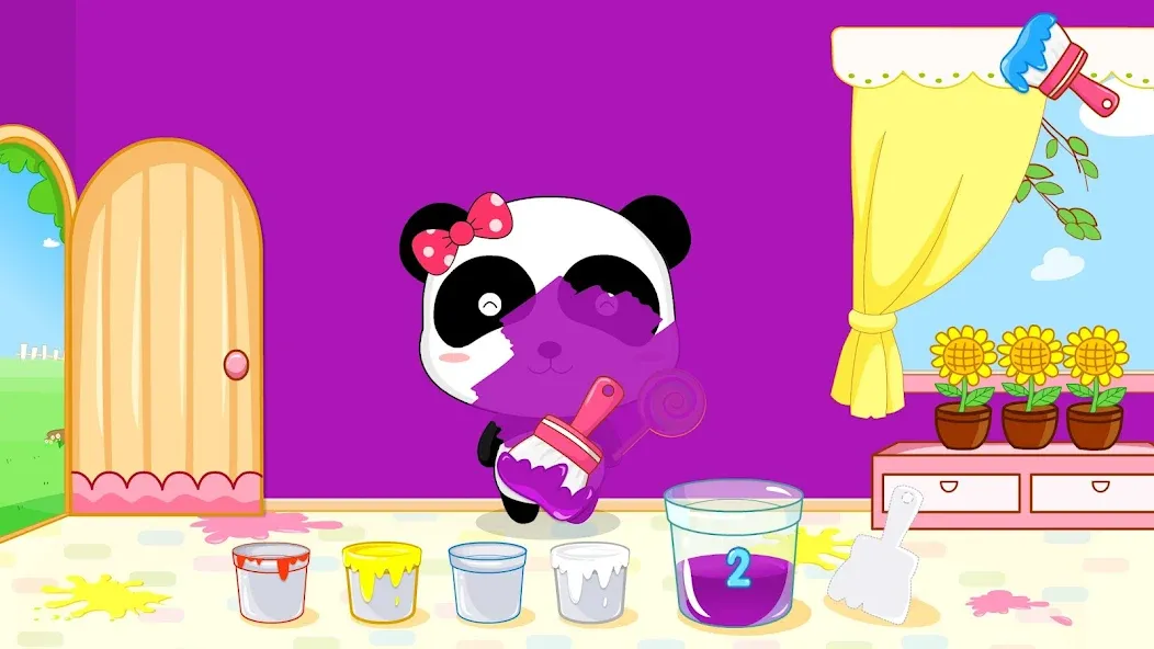 Baby Panda's Color Mixing  [МОД Unlocked] Screenshot 2