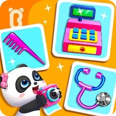 Взломанная Baby Panda's Dream Job  [МОД Бесконечные монеты] - стабильная версия apk на Андроид