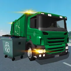 Взломанная Trash Truck Simulator (Трэш Трак Симулятор)  [МОД Много денег] - последняя версия apk на Андроид