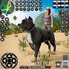 Скачать взломанную Dog Simulator Dog Game (Армейский симулятор собаки)  [МОД Menu] - последняя версия apk на Андроид