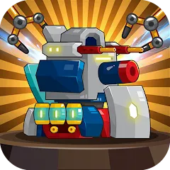 Взлом Mini Robot Tank : idle (Мини Робот Танк)  [МОД Много денег] - стабильная версия apk на Андроид