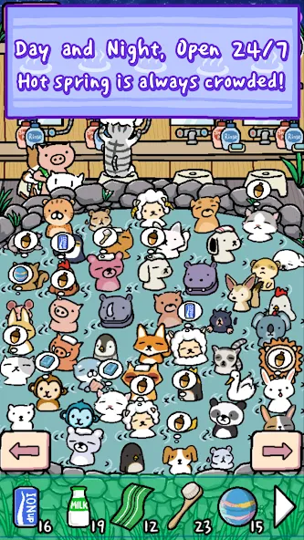 Animal Hot Springs  [МОД Бесконечные монеты] Screenshot 3