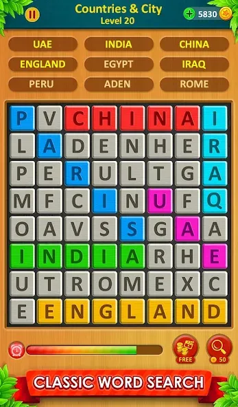 Word Game 2024 - Word Connect (Ворд Гейм 2023)  [МОД Unlocked] Screenshot 2