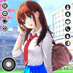 Взлом Anime High School Life  [МОД Меню] - последняя версия apk на Андроид