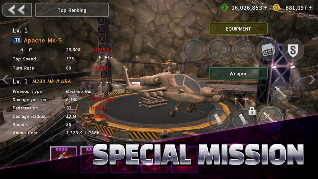 GUNSHIP BATTLE: Helicopter 3D  [МОД Mega Pack] Screenshot 3