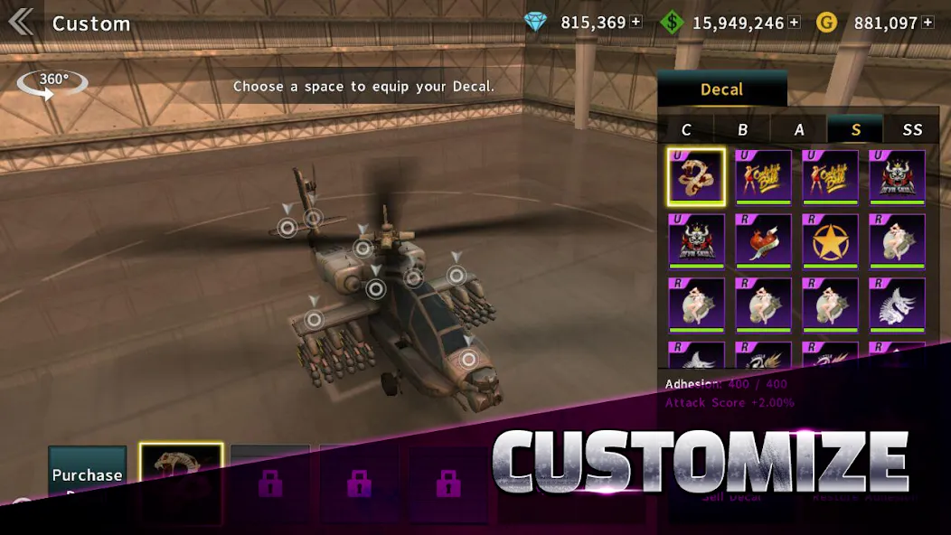 GUNSHIP BATTLE: Helicopter 3D  [МОД Mega Pack] Screenshot 5