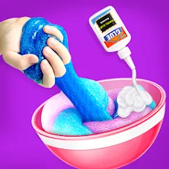Взломанная Make Fluffy Slime Maker Game  [МОД Бесконечные монеты] - полная версия apk на Андроид