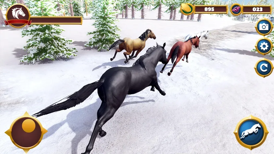 Virtual Horse Family Simulator  [МОД Меню] Screenshot 4