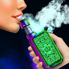 Взломанная Virtual Vape Smoke Simulation (Виртуальное имитирование дыма от вэйпа)  [МОД Бесконечные деньги] - стабильная версия apk на Андроид