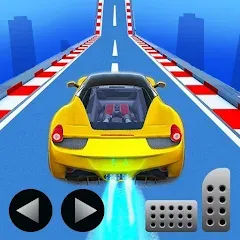 Взломанная Ramp Car Stunt Challenge (Рамп Кар Стант Челлендж)  [МОД Mega Pack] - последняя версия apk на Андроид