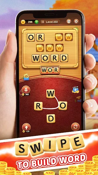 Word Connect (Ворд Коннект)  [МОД Unlocked] Screenshot 1