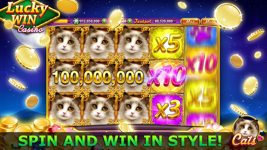 Lucky Win Casino™ SLOTS GAME (Лаки Вин казино СЛОТЫ ИГРА)  [МОД Unlimited Money] Screenshot 1