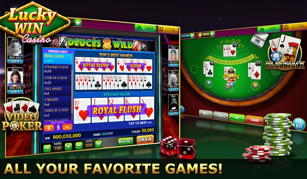 Lucky Win Casino™ SLOTS GAME (Лаки Вин казино СЛОТЫ ИГРА)  [МОД Unlimited Money] Screenshot 5