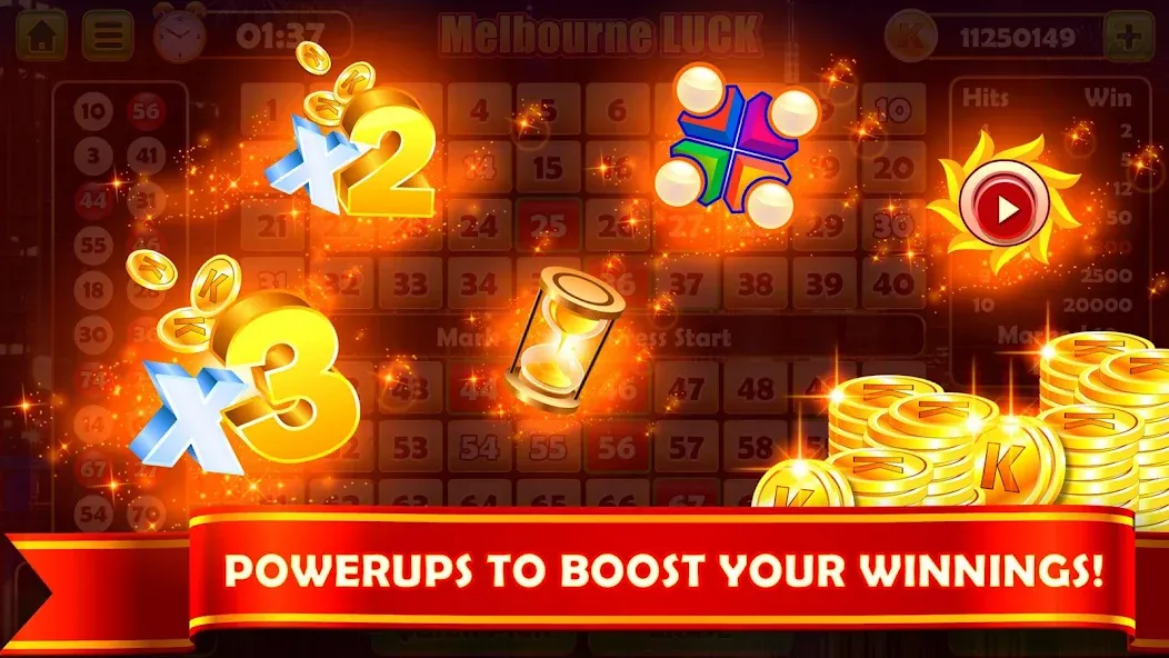 Keno Prime - Super 3X Payout (Кено Приме)  [МОД Бесконечные монеты] Screenshot 5