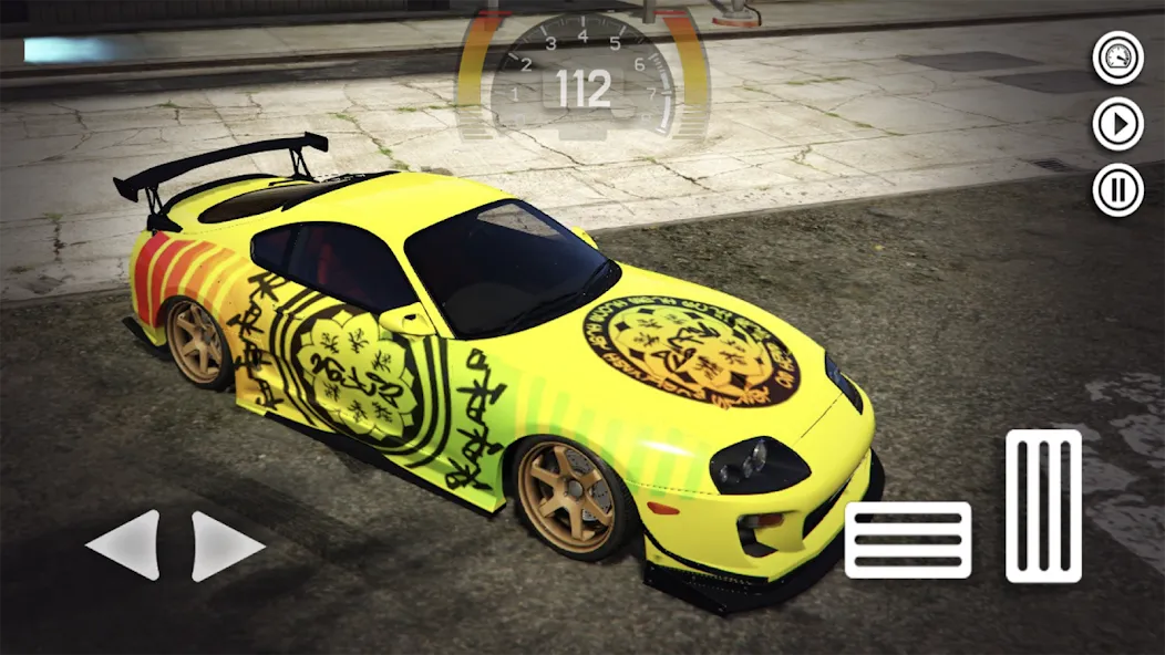 Tokyo Supra Drift Simulator  [МОД Много монет] Screenshot 1
