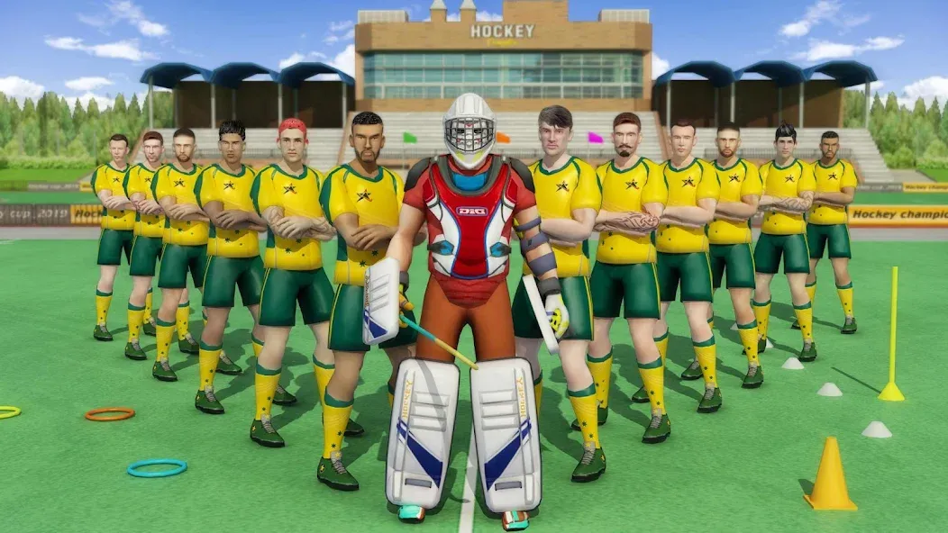 Field Hockey Game (Филдхоккей игра)  [МОД Бесконечные монеты] Screenshot 4