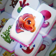 Взломанная Mahjong Fish (Маджонг Рыбы)  [МОД Unlimited Money] - полная версия apk на Андроид