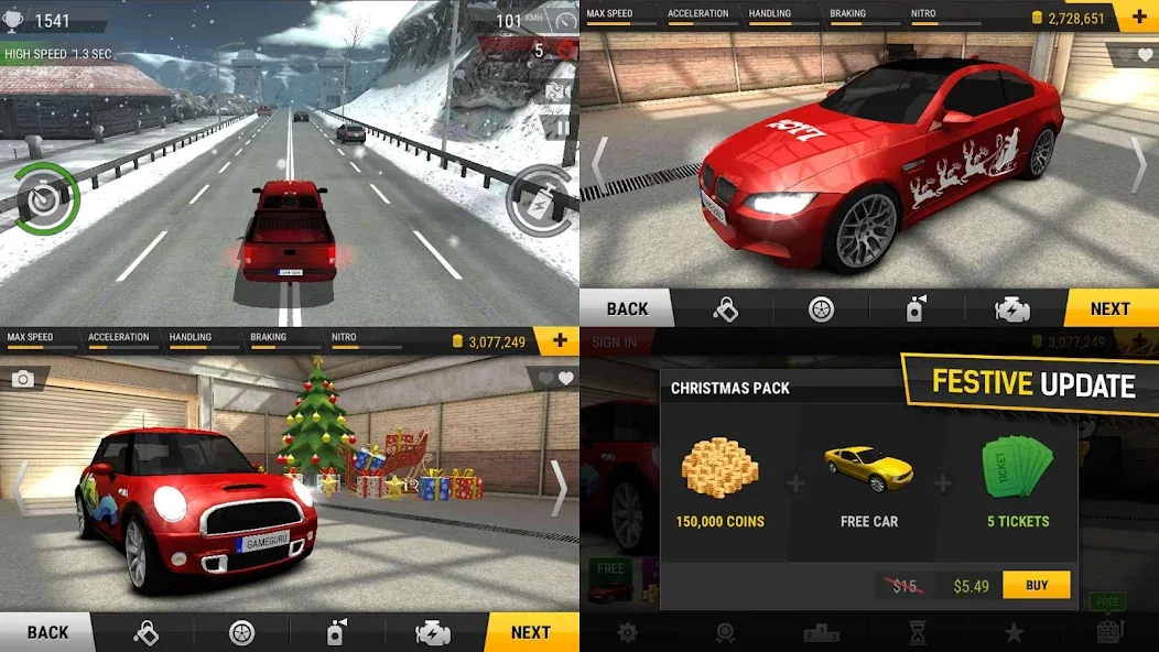 Racing Fever (Рейсинг Фивер)  [МОД Menu] Screenshot 4