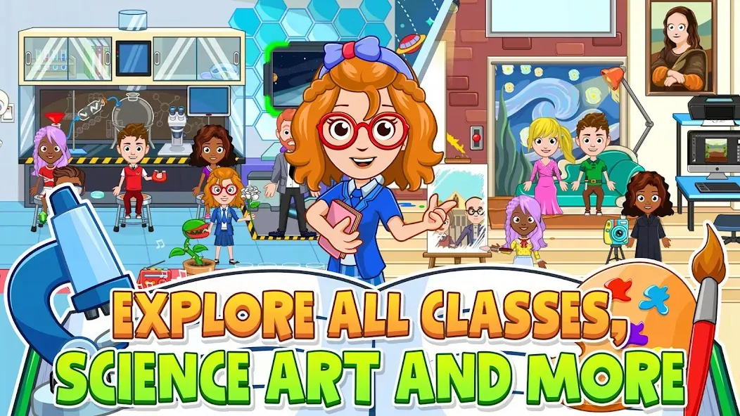 My City : High School (Мой город)  [МОД Много монет] Screenshot 3