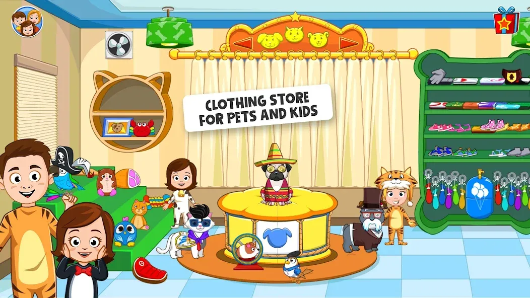My Town: Pet games & Animals (Май Таун)  [МОД Много монет] Screenshot 2