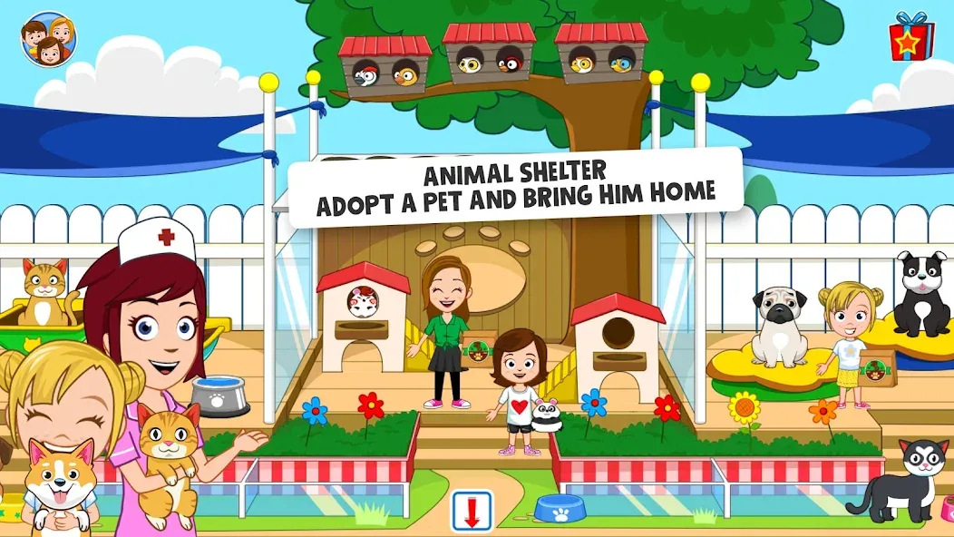 My Town: Pet games & Animals (Май Таун)  [МОД Много монет] Screenshot 4