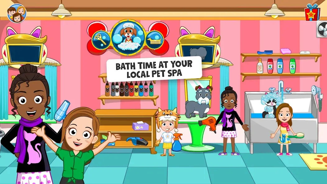 My Town: Pet games & Animals (Май Таун)  [МОД Много монет] Screenshot 5