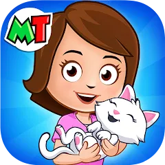 Скачать взломанную My Town: Pet games & Animals (Май Таун)  [МОД Много монет] - последняя версия apk на Андроид