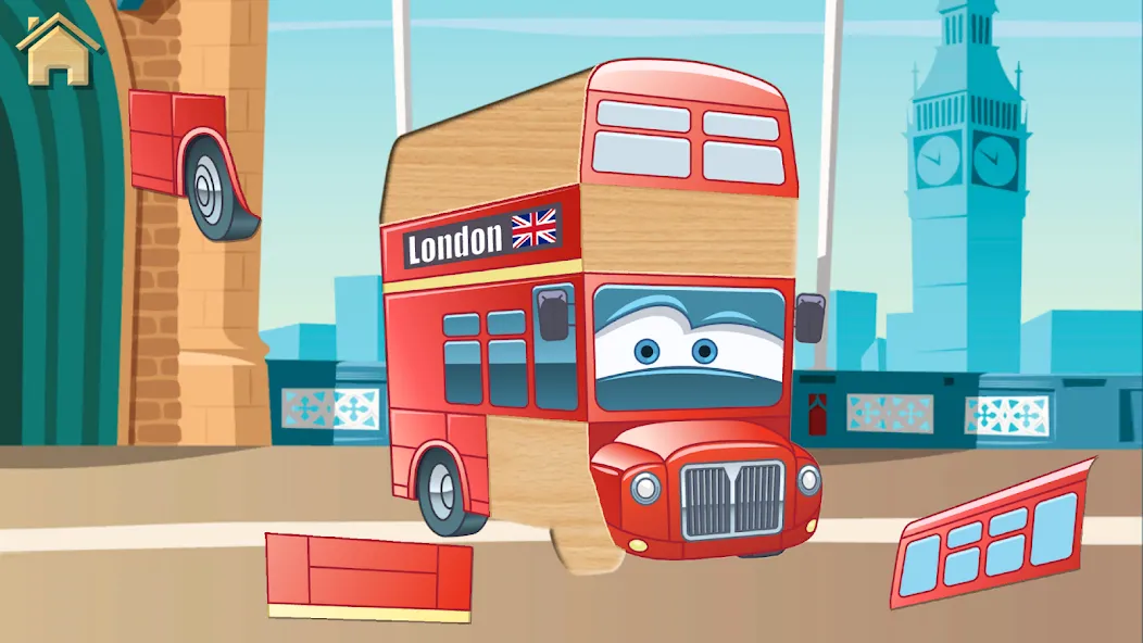 Car Puzzles for Toddlers  [МОД Меню] Screenshot 3