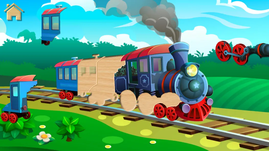 Car Puzzles for Toddlers  [МОД Меню] Screenshot 5