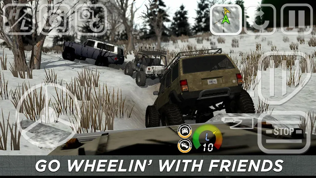 4x4 Mania: SUV Racing (х4 Мания)  [МОД Бесконечные монеты] Screenshot 3