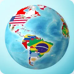 Скачать взлом Flags On the Globe  [МОД Много денег] - стабильная версия apk на Андроид