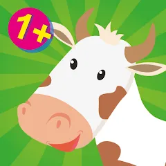 Скачать взломанную Farm animals game for babies  [МОД Unlimited Money] - полная версия apk на Андроид