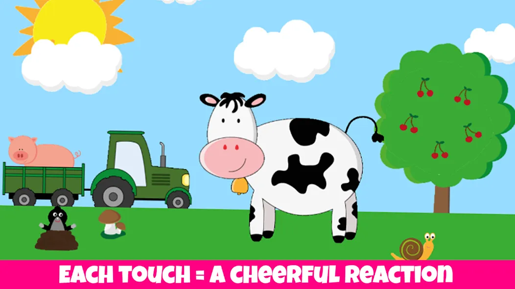 Animals, kids game from 1 year  [МОД Unlimited Money] Screenshot 1