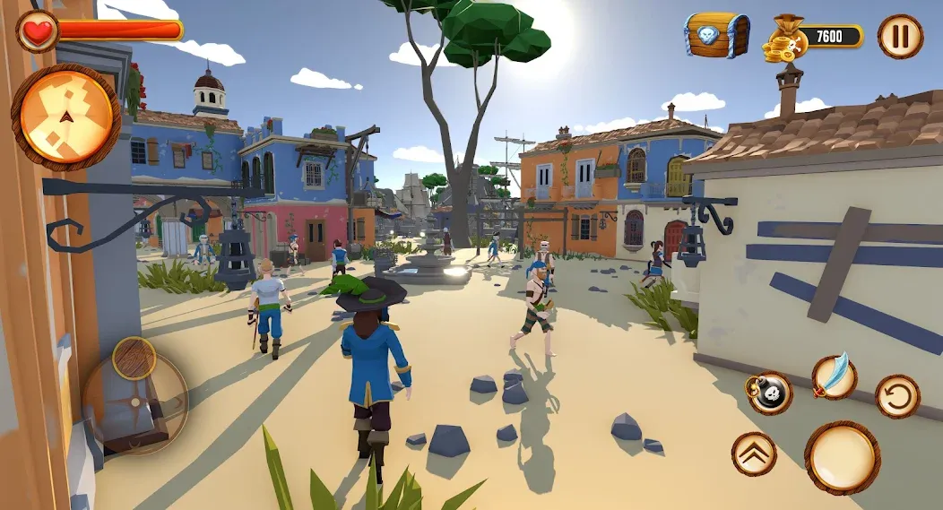 Pirate Polygon Caribbean Sea (Пиратская Полигон Карибское море)  [МОД Много денег] Screenshot 5