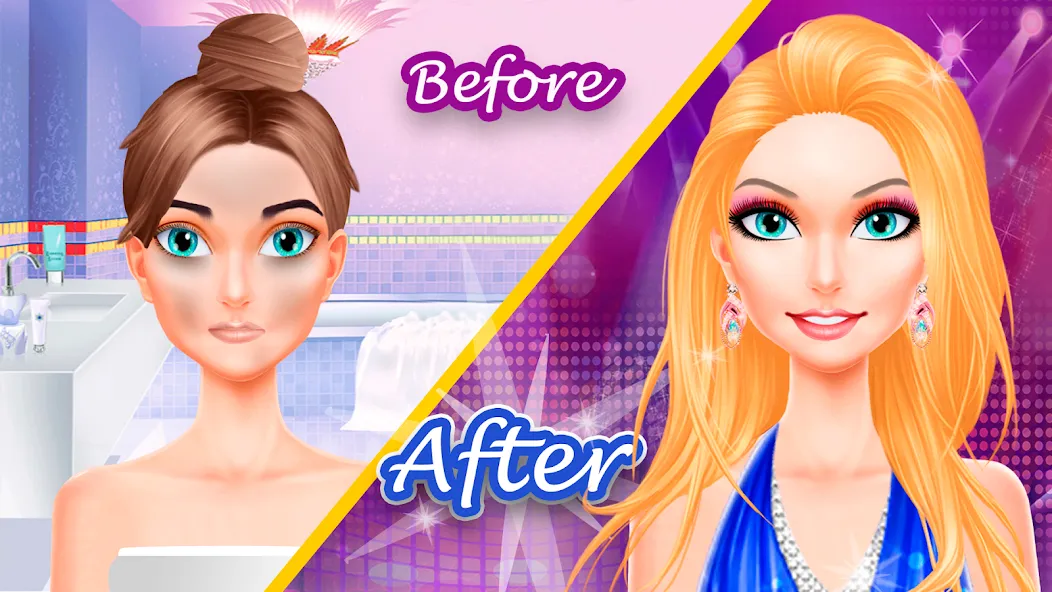 Makeup games makeover dress up  [МОД Unlimited Money] Screenshot 1