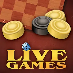 Скачать взлом Checkers LiveGames online  [МОД Бесконечные монеты] - стабильная версия apk на Андроид