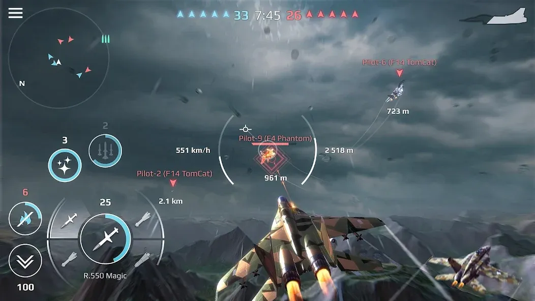 Sky Combat: War Planes Online (Скай Комбат)  [МОД Menu] Screenshot 1