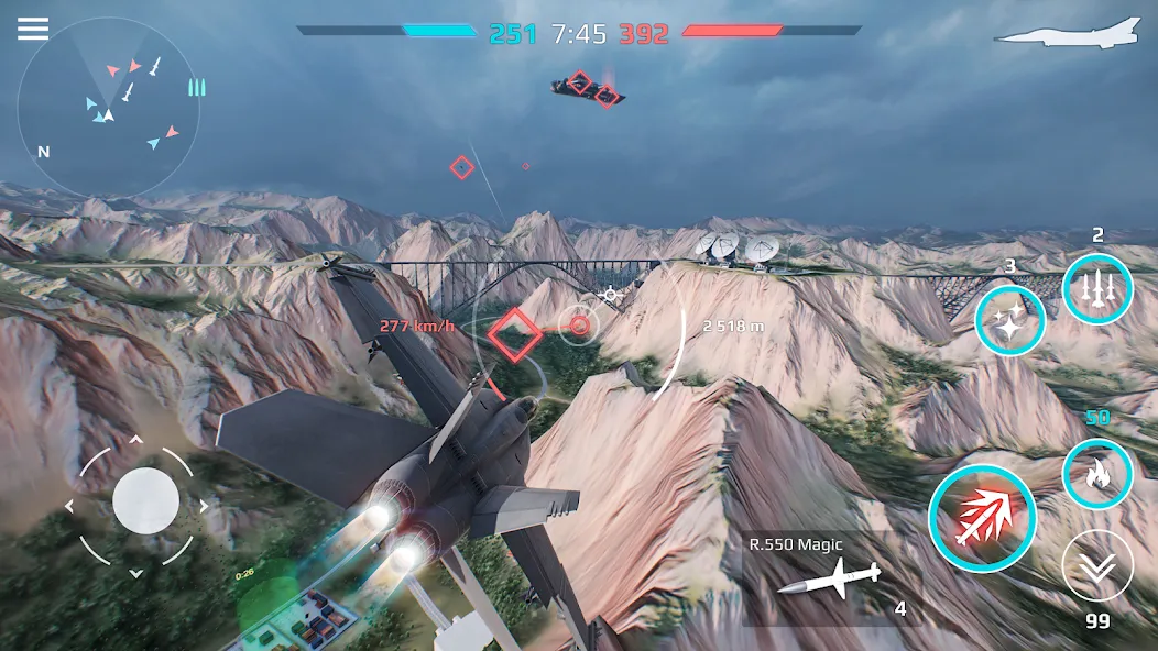 Sky Combat: War Planes Online (Скай Комбат)  [МОД Menu] Screenshot 2