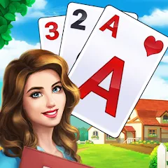 Скачать взлом Tripeaks Solitaire - Home Town  [МОД Mega Pack] - стабильная версия apk на Андроид