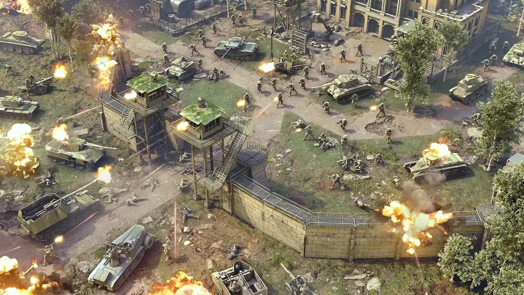 Heroes of Wars: WW2 Battles (2 (Хероэс оф Варс)  [МОД Много монет] Screenshot 1